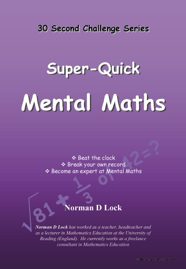 Super-Quick Mental Maths